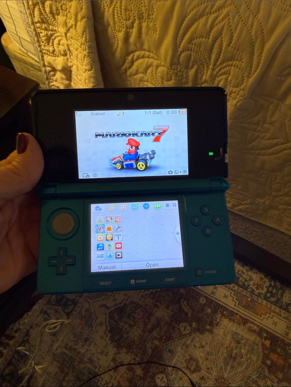Nintendo 3DS XL Teal Handheld Console
